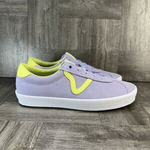 Vans Low Pro Women's size 9 Suede Lavender Lime Green Skate Shoes